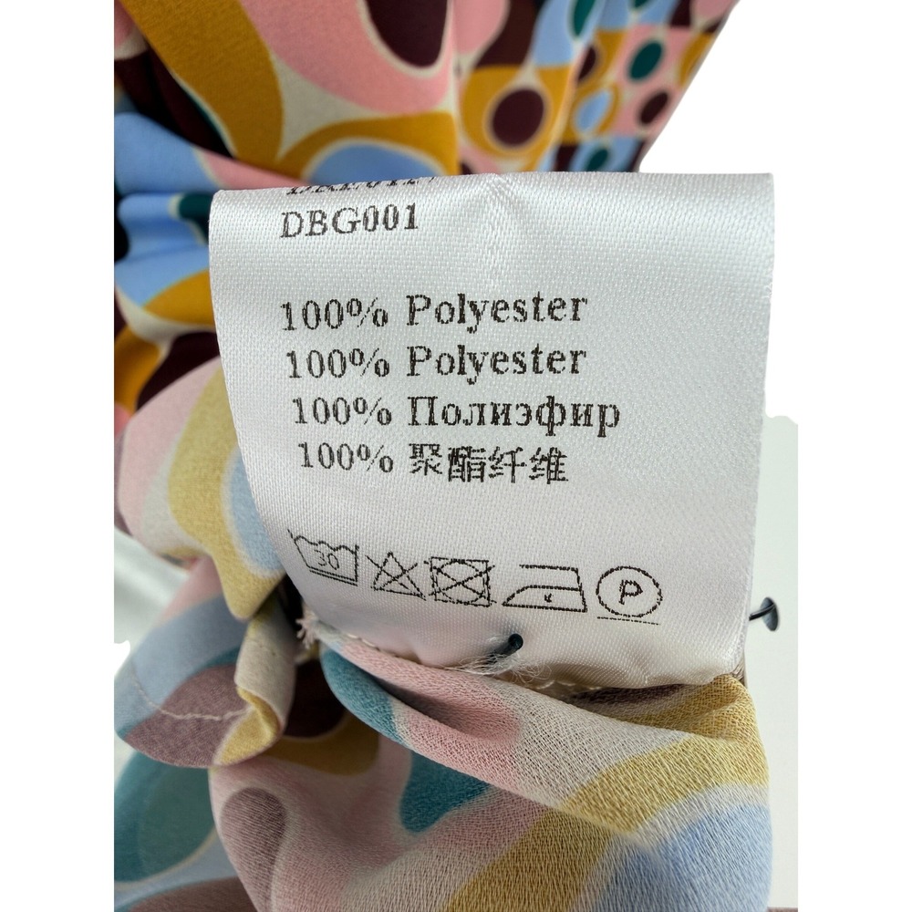 La DoubleJ V Trapezio Dress Gumball Retro Print Maxi XL Edition 25 Italy Mod‎ - Picture 12 of 12
